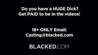 Blacked - Blake Blossom élvezi a méretes néger kárót