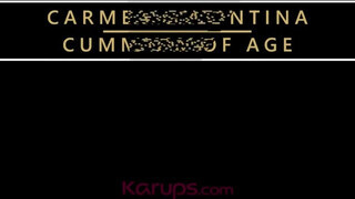 Karups - Carmen Valentina fiatal manussal kúr
