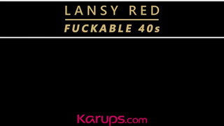 Lansy Red a bombázó 40 éves milf