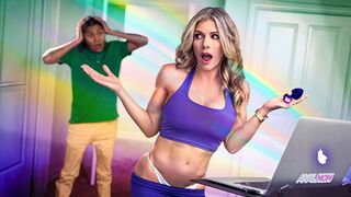 Cory Chase hatalmas seggét a nevelő fiatal farok megdugja