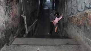 Csoki kurva keményen megdöngetve a favela domb urával a funk tánc után