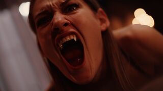 Sötét Vágyak Kastélya - Vampired Csábításában Egy Gyönyörű Világos Szőke Úrnő és Egy Szemérmes Csaj Tiffany Tatummal és Leana Lovings-szal